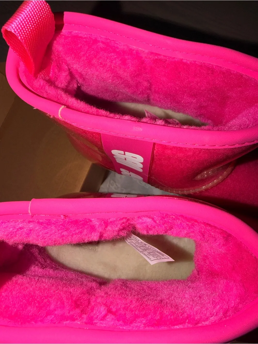 UGG Kids Pink Waterproof Rain & Snow Boots